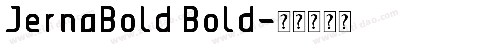 JernaBold Bold字体转换